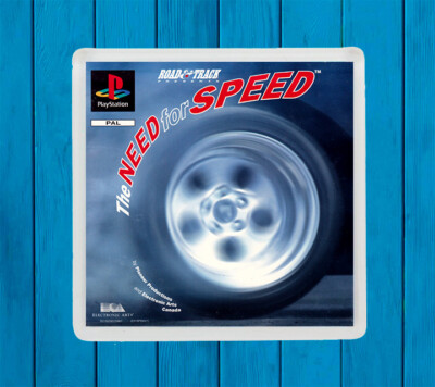 The Need For Speed Playstation PSX Kühlschrank Magnet Iman Nevera
