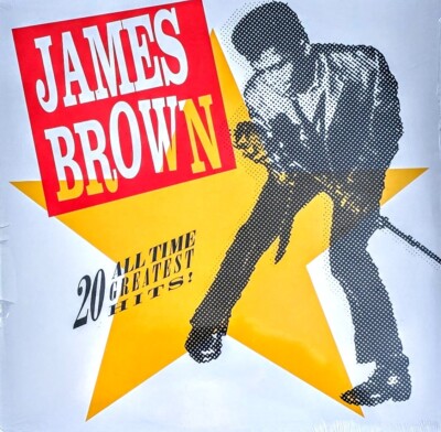 JAMES BROWN 20 ALL TIME GREATEST HITS - VINYL 2-LP SET '' NEW, SEALED