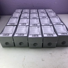 20pcs Deep Single-Gang Whetherproof Outdoor Electrical Box w/ (3) 1/2 in Outlets