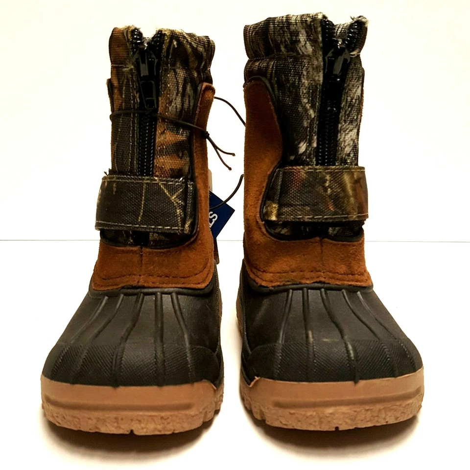 NUEVO OZARK TRAIL Roble Mossy Niños Pequeños Talla 6 Cuero Camuflado Botas Temperatura Clasificada -5F Foto 2 de 4