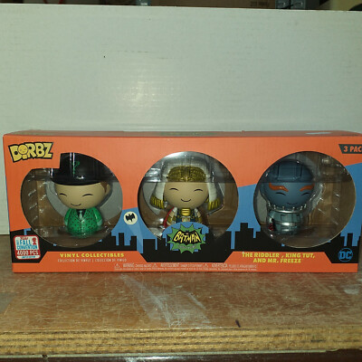 DORBZ - Funko Pop - 3er Pack - Convention Exclusive - Batman ; Freeze Tut Riddler