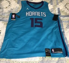 New Nike Jordan x Kemba Walker Charlotte Hornets Jersey Size 56 XXL [864463-428]