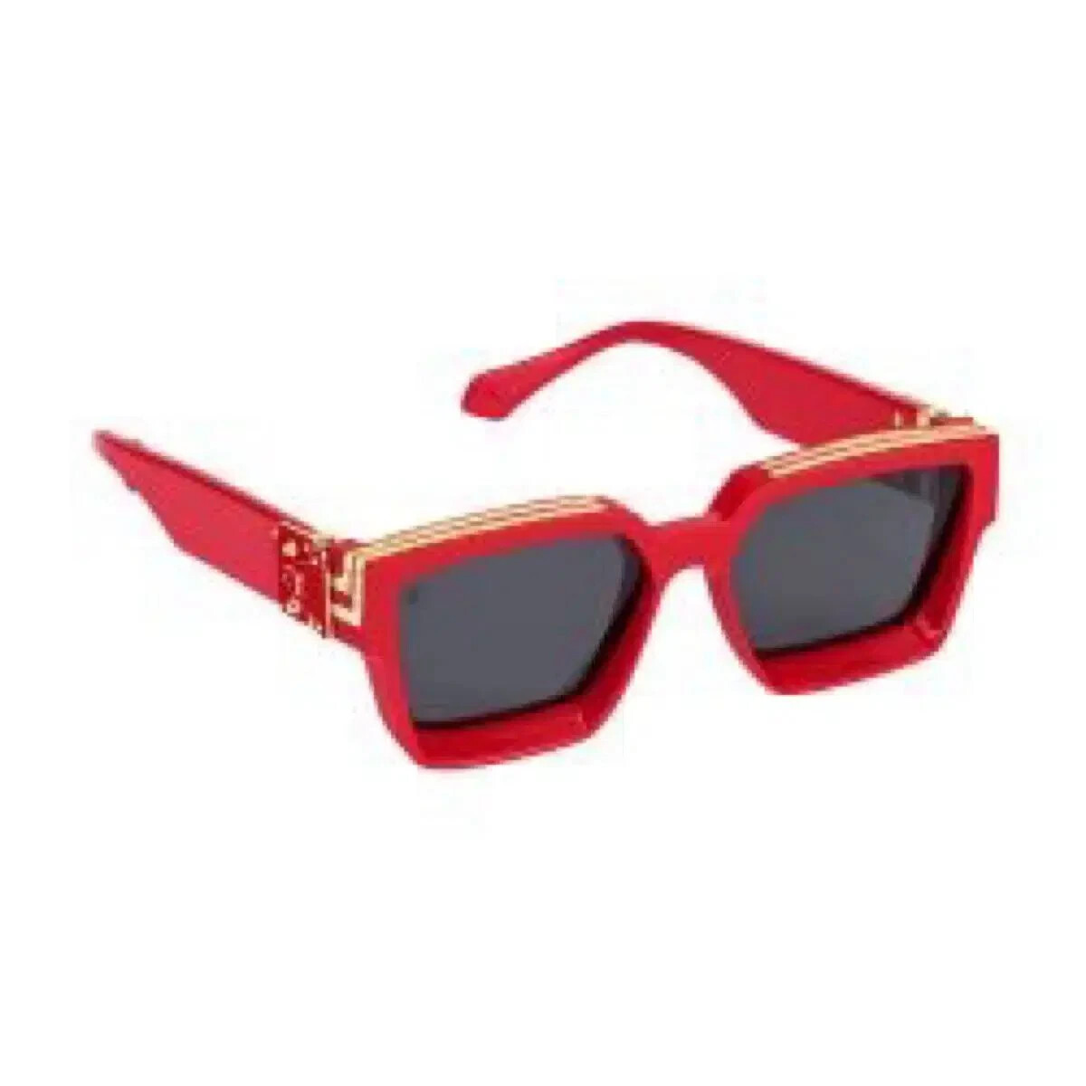 LOUIS VUITTON レッド サングラス Louis Vuitton Sunglasses Virgil Abloh Millionaire 1 Red Fashion