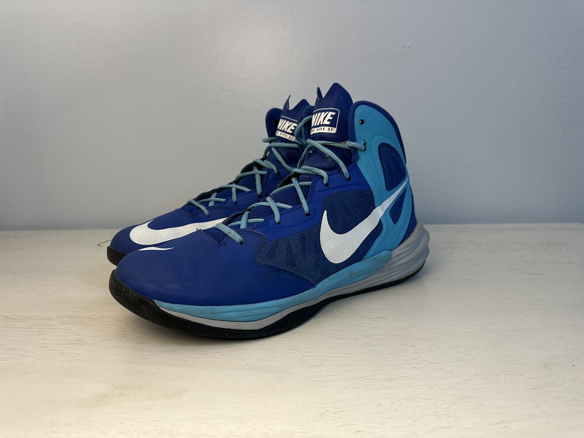 Nike Mens Prime Hype DF 683705-006 Blue Basketball Shoes