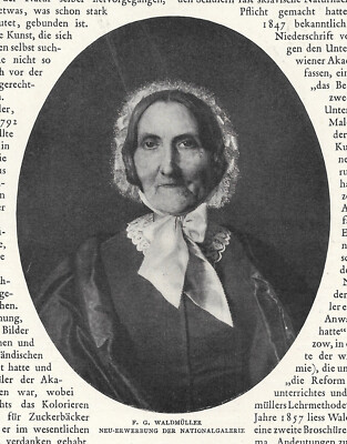 Portrait of an Old Lady * Ferdinand Georg Waldmüller (1905) - [KK-073]