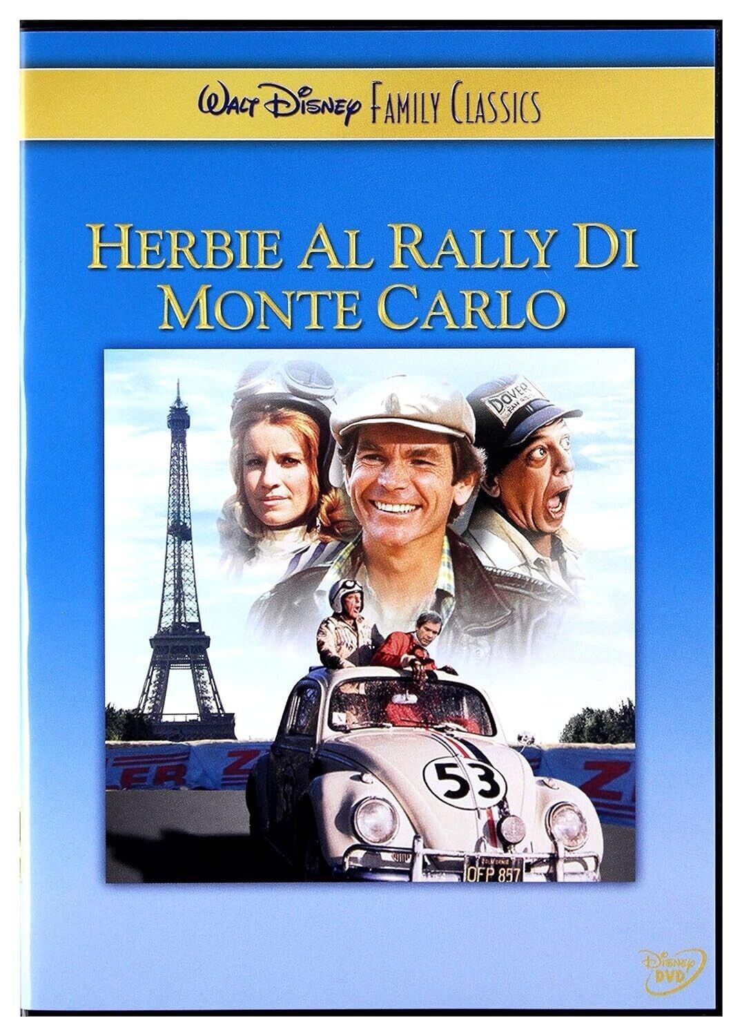 Dvd HERBIE AL RALLY DI MONTE CARLO MONTECARLO Walt Disney  nuovo sigillato 1977