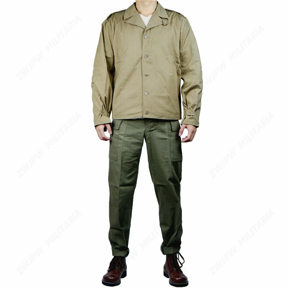 WW2 U.S.ARMY D-DAY M41 Field Jacket S/S only jacket and US HBT