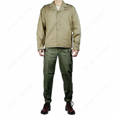 ジャケット・アウター M41 Hbt jacket modified 38L 40's USMC P-41 HBT Jacket 1940's Vintage 38 from Japan USED