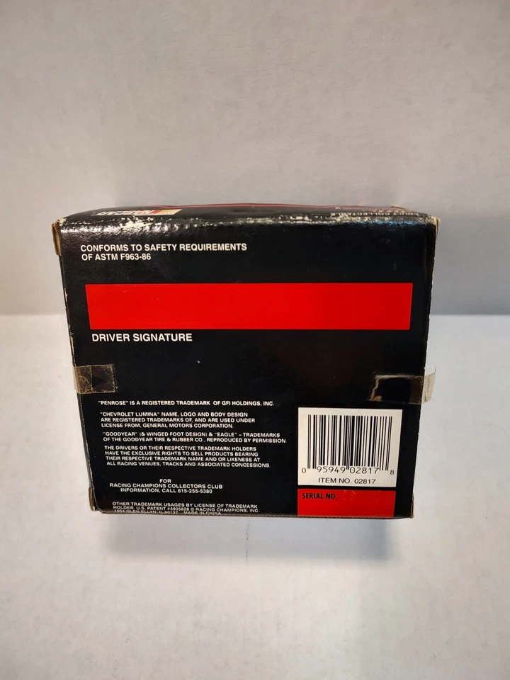 Racing Champions Nascar 1994 Premier Edition Hermie Sadler escala 1:64 Foto 2 de 4