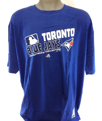 Mens Majestic Toronto Blue Jays MLB Authentic Collection Baseball Tee  T-Shirt