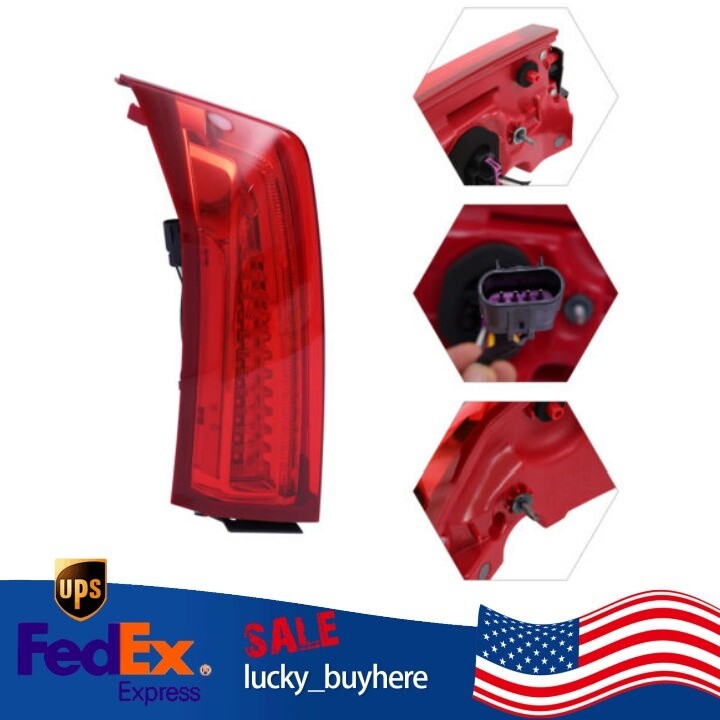 Left Driver Tail Light LED Taillamp For 2013-2018 4-door Cadillac ATS Sedan PP