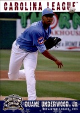 2015 California-Carolina All-Stars Grandstand #58 Duane Underwood, Jr Raleigh NC
