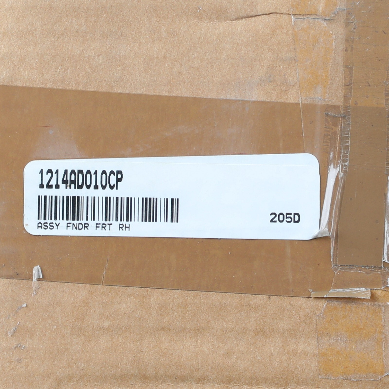 GENUINE MCLAREN FENDER ASSEMBLY FRONT RIGHT OEM NEW 1214AD010CP