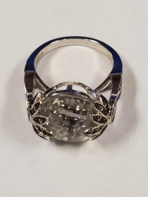 Designer DK Sterling Silver Statement Ring Size 6 - image 3