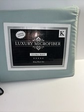 King Sheet Set Wrinkle Resistant Teal Color Limited Edition