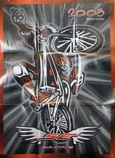 2003 SE Racing BMX Collectible Bike Poster 24" x 34" Two Sided