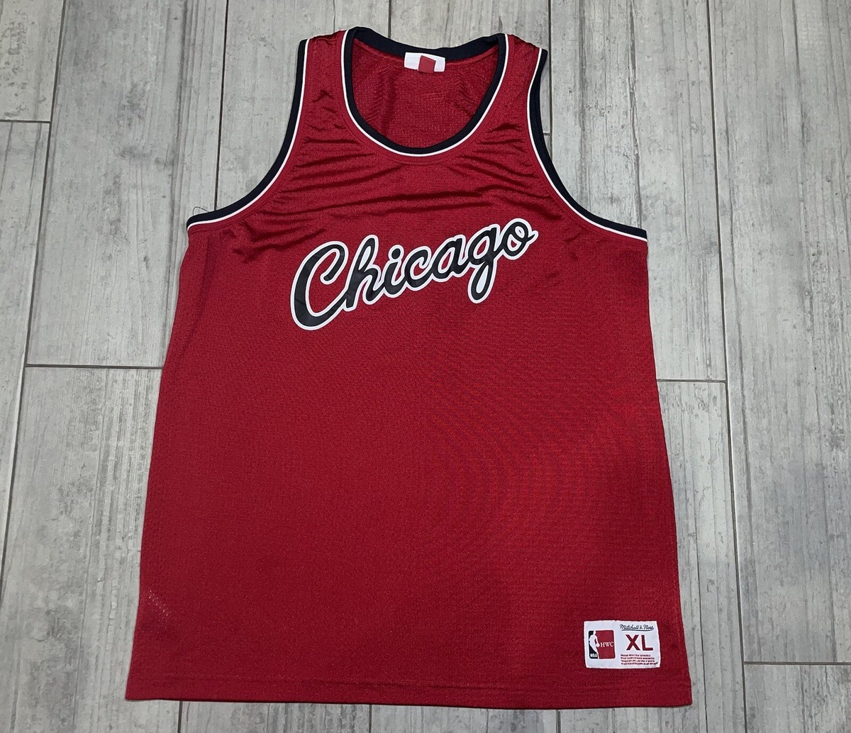 ウェア Mitchell And Ness NBA Jersey Bulls XL Chicago Bulls Mitchell and Ness Hardwood Classics Jersey