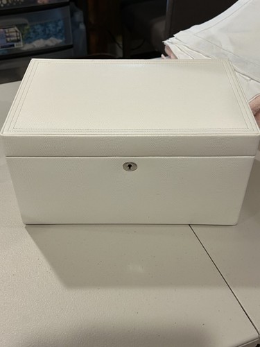 Wolf for Pottery Barn McKenna Large White Jewelry Box
