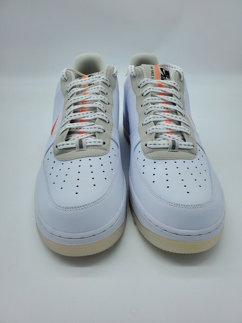 Nike Air Force 1 Low Orange Swoosh 2020 