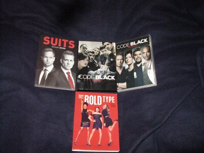 Code Black Season 1 & 2 DVD + Suits Season 7 DVD + more Lot of 4