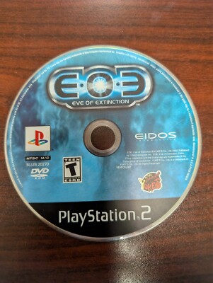 EOE: Eve of Extinction (PlayStation 2 PS2, 2002) NO TRACKING - DISC ONLY #A9366