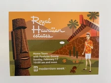 Shag Josh Agle Modernism Week 2018. Royal Hawaiian Estates Promo Art Card