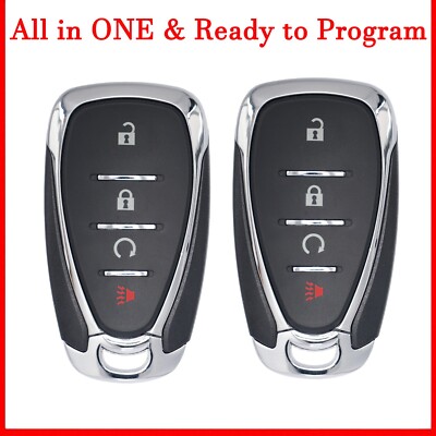 2 Replacement For 2017 2018 2019 2020 Chevy Trax Bolt Remote Car Key Fob HYQ4AA