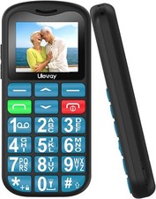 Big Button Mobile Phone for Elderly Senior Easy to Use SIM Free Unlocked SOS UK