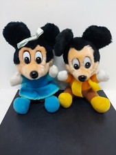 Vintage "Mickey's Christmas Carol" plush Mickey Mouse And Minnie Mouse 1980's 