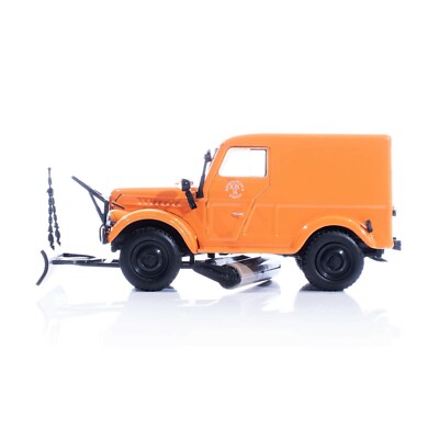 GAZ-69 T-3 Whitewing Orange Diecast Model 1:43 ANS007Or