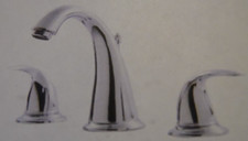 Ultra Faucets UF55010 Chrome Vantage 2 Handle Widespread Bathroom Faucet