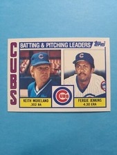 FERGIE JENKINS & KEITH MORELAND 1984 TOPPS BASEBALL CARD # 456 F6136