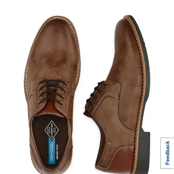 NWT St John’s Bay Men’s Oliver Oxfords Shoes Size 13M s-l400.jpg main image 2