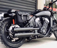 2 IXIL IRONHEAD SLASH CUT MUFFLERS BLACK INDIAN SCOUT / BOBBER 2015 / 2023