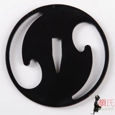  Iron Tsuba Hand guard For DIY Japanese samurai Katana Wakizashi Sword