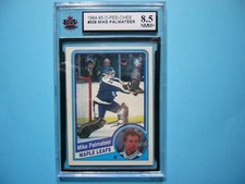 1984/85 O-PEE-CHEE NHL HOCKEY CARD #308 MIKE PALMATEER KSA 8.5 NM/MT+ SHARP+ OPC