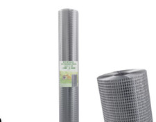 25 MT RETE METALLICA PER CONIGLI POLLI GALLINE MM 12x12 Cm 100 Mm 0,95 Recinto