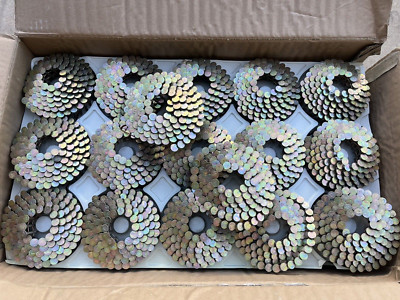 Grip Rite 5640 PCS* 1''x.120'' Galvanized Roofing Nails, Collated Fasteners (7200)