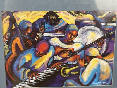 Margaret Slade Kelley 2 New Orleans Playing Music Prints 95 & 97