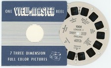 LONDON II England 1948 Sawyer's View-Master Single Reel 1002