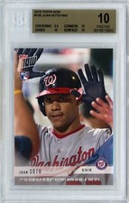 2018 TOPPS NOW ROOKIE MLB #726 JUAN SOTO RC - BGS PRISTINE 10 - TOUGH GRADE!