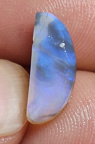 Lightning Ridge Opal Rub Parcel Blue Purple Green Pink Lapidary 9.75 Carat Rough - Foto 10 di 20