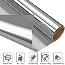 Pellicola Specchio Unidirezionale Privacy Vetro Adesivo Adesivi Riflettenti Prot