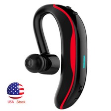 Bluetooth Earbud Single Ear Earpiece Sports Earphone with Ear Hook for Cellphone