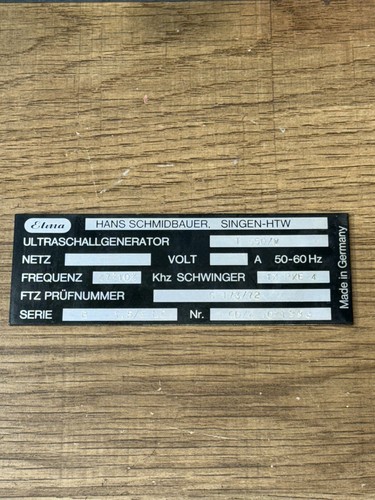 Bac Nettoyage À Ultrason Elma T550, Pour Pièces, À Réviser, Appareil Vintage - Photo 7/12