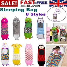 Large Sleeping Bag Happy Napping Napper Kids FUNNY Pillow Warm Camping 180cm UK