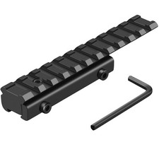 High Grade Durable 11mm Dovetail Rail to 21mm Picatinny Rail for Rifle Scope US