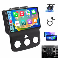 Carplay For Dodge Ram 1500 2500 3500 2013-2018 Android 15 Car Stereo Radio GPS