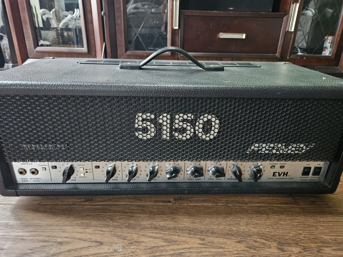 Peavey 5150 Block Letter EVH Amp Head w USA made Sylvania Super 6