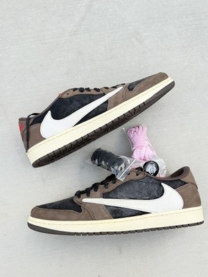 Nike Air Jordan 1 Retro Low OG Travis Scott Cactus Jack Mocha Size 14 CQ4277-001